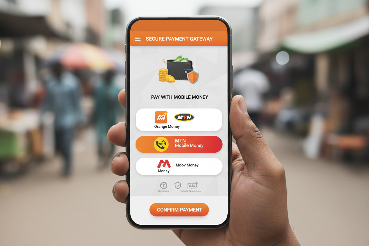 genere un système de paiement ligne  par mobile money 